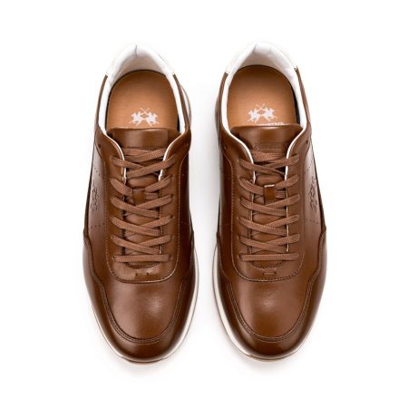 Muške plitke patike LA-MARTINA-3210 braon ravne 5 16327 la martina 3210 cognac 3